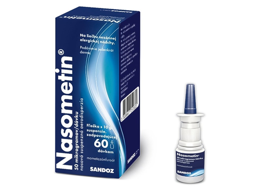 Nasometin 50 mikrogramov dávka 60