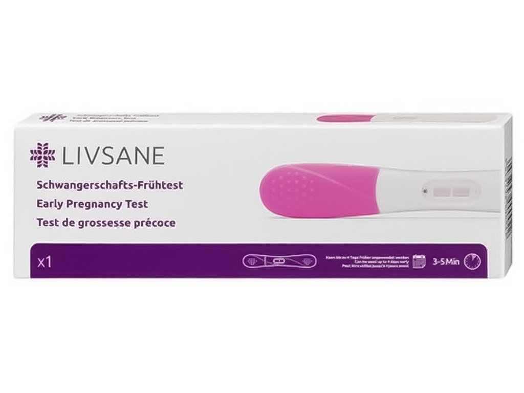LIVSANE Včasný tehotenský test 1 ks