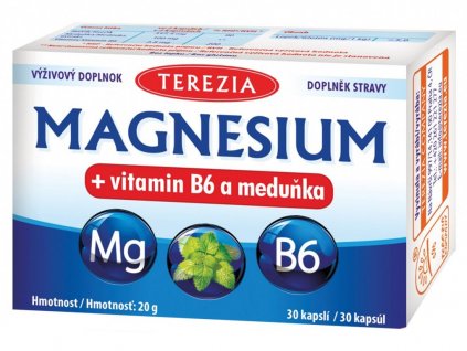 Lekáreň Adonai TEREZIA MAGNESIUM + vitamín B6 a medovka | 30 cps