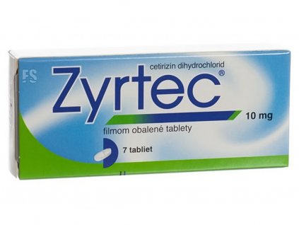 ZYRTEC 10 mg 7 tbl