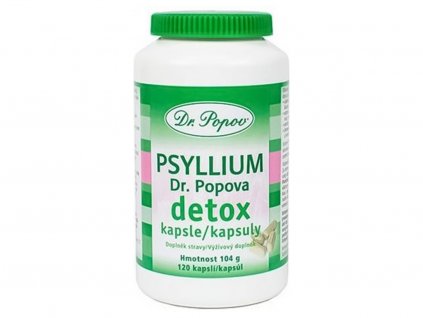 DR. POPOV PSYLLIUM DETOX 120 cps