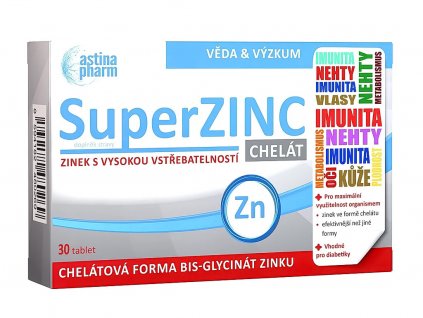 Lekáreň Adonai Astina SuperZINC CHELÁT | 30 tbl