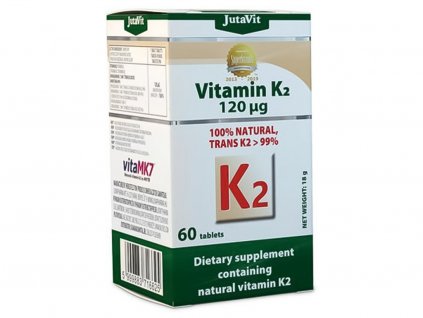 Lekáreň Adonai JutaVit Vitamín K2 prírodný 120 µg | 60 tbl