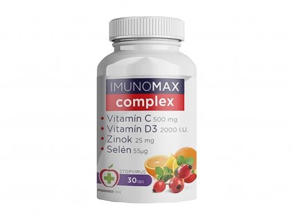 IMUNOMAX complex (C+D3+Zinok+Selén) 30 cps