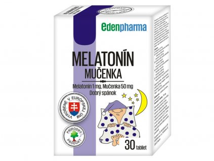 EDENPharma MELATONÍN, MUČENKA 30 tbl