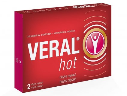 VERAL HOT hrejivá náplasť 2 ks