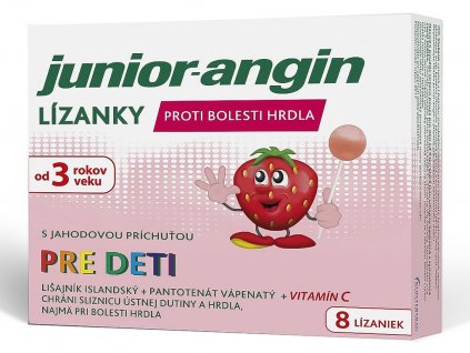 Junior Angin lízanky jahôdka