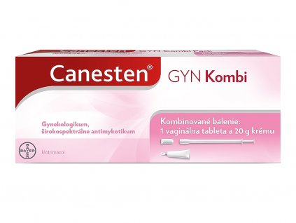 Canesten GYN Kombi vaginálna tableta 500mg + krém 20g