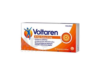 Voltaren Actigo Extra 25 mg 20 tbl