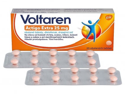 Lekáreň Adonai Voltaren Actigo Extra 25 mg | 20 tbl