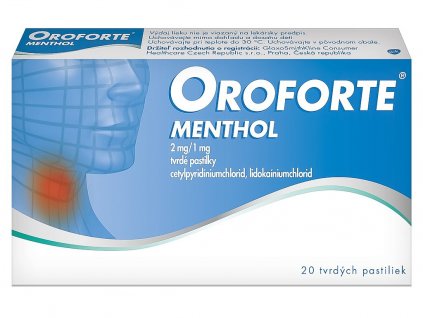 Lekáreň Adonai OROFORTE menthol | 20 pastiliek