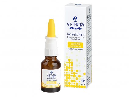 VINCENTKA NOSOVÝ SPREJ JUNIOR hypotonický 25 ml