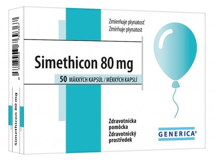 GENERICA Simethicon 80 mg 50 kps