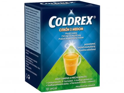 COLDREX Hor. náp. cit. s medom 10 ks FINALE