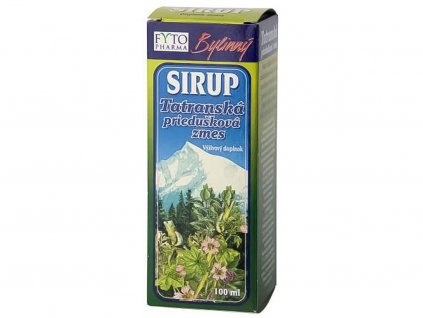 Tatranská priedušková zmes sirup