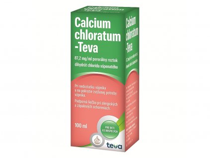 CALCIUM CHLORATUM TEVA 100 ml