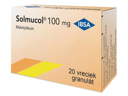 Solmucol 100 mg 20 vreciek