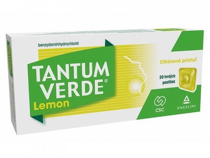 Lekáreň Adonai TANTUM VERDE Lemon pastilky | 20 ks