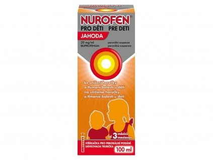 Lekáreň ADONAI NUROFEN sirup pre deti jahoda | 100 ml