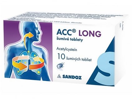 Lekáreň ADONAI ACC LONG 600mg 10 šumivých tabliet