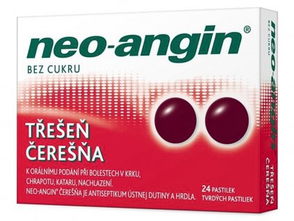 Lekáreň Adonai Neo-angin čerešňa 1,2 mg/0,6 mg/5,9 mg pastilky | 24 ks