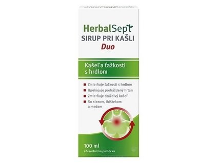 HerbalSept SIRUP PRI KAŠLI Duo 100 ml