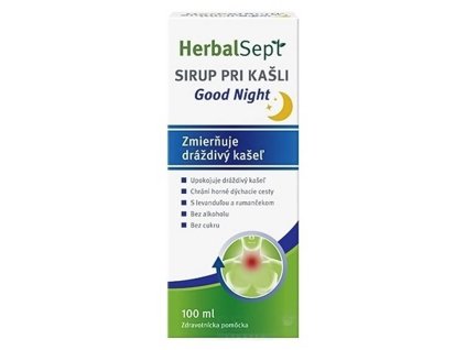 HerbalSept SIRUP PRI KAŠLI Good Night 100 ml