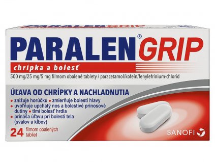 Lekáreň ADONAI PARALEN GRIP chrípka a bolesť 24 tbl