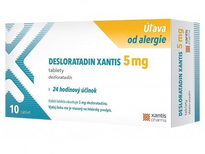 Desloratadin Xantis 5 mg 10 tbl