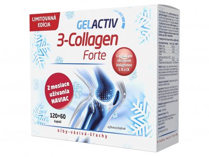 GELACTIV 3 Collagen Forte 120 + 60 cps
