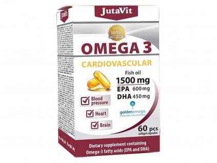 JutaVit Omega 3 CARDIOVASCULAR 1500 mg 60 cps