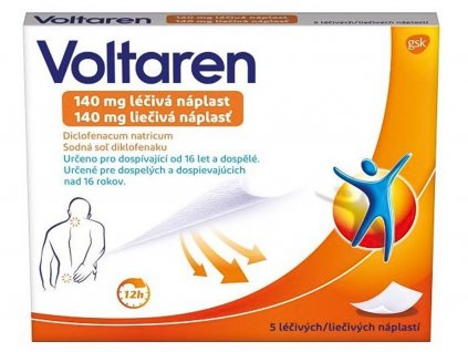 Lekáreň Adonai Voltaren 140 mg liečivá náplasť | 5 ks