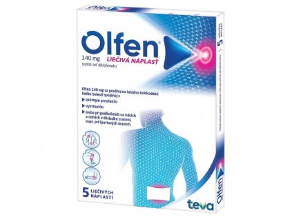 Lekáreň Adonai Olfen 140 mg | 5 liečivých náplastí