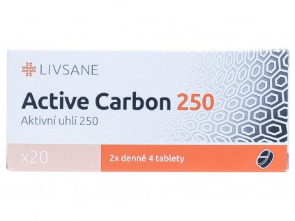 Lekáreň ADONAI Active Carbon 250 mg 20 ks