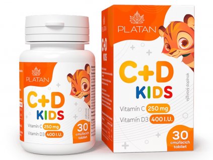 lekaren adonai PLATAN vitamín C+D kids