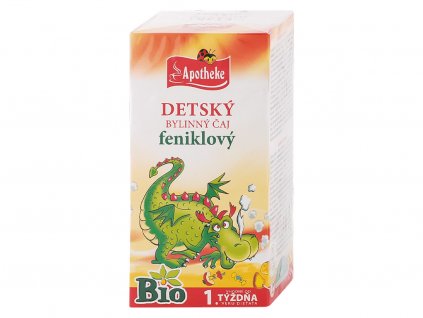 lekaren adonai Apotheke BIO detský bylinný čaj Fenyklový