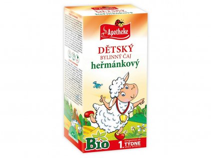 lekaren adonai apotheke bio detský bylinný čaj rumančekový