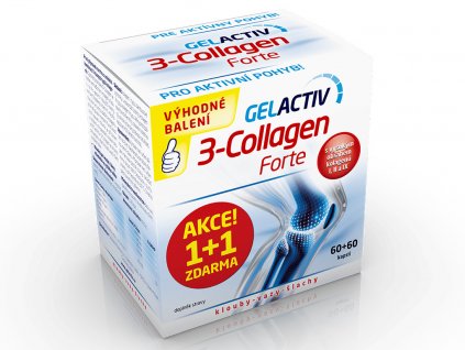 lekaren adonai gelactiv 3collagen forte 60+60cps