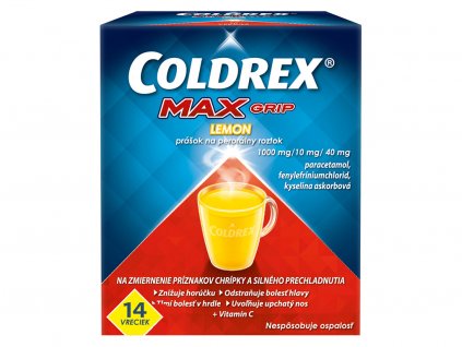 lekaren adonai coldrex maxgrip lemon 14 ks