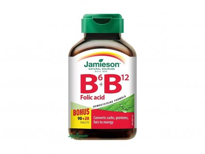 Lekáreň Adonai Jamieson Vitamíny B6, B12 a kyselina listová | 110 tbl