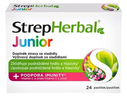 lekaren adonai StrepHerbal Junior 24 pastiliek