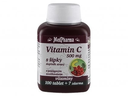 MedPharma VITAMÍN C 500MG so šípkami 107 tbl