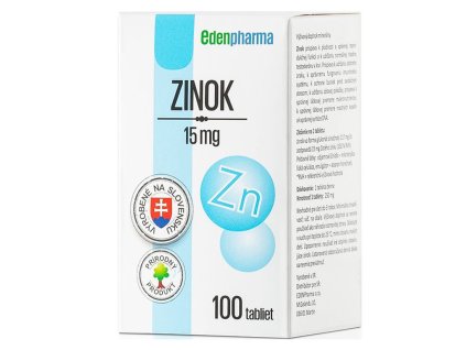 lekaren adonai edenpharma zinok 15mg 100Tbl