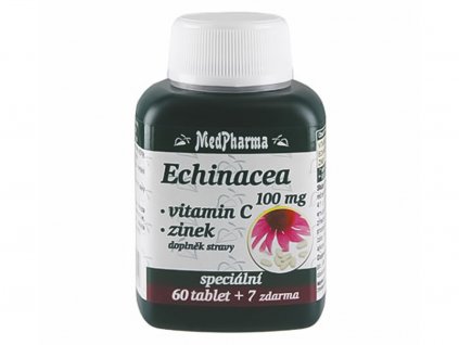 MedPharma ECHINACEA 100MG, VITAMÍN C, ZINOK 67 tbl