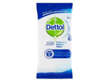 Dettol antibakteriálne obrúsky na povrchy 36 ks