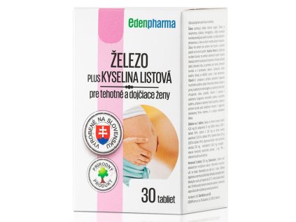 lekaren adonai edenpharma zelezo plus kyselina listova 30tbl