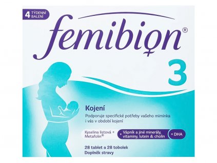 Lekáreň Adonai Femibion 3 Dojčenie | 28 tbl + 28 cps