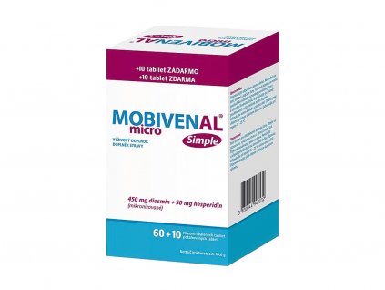 Lekáreň Adonai Mobivenal micro Simple | 60 + 10 tbl