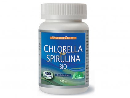 CHLORELLA plus SPIRULINA BIO 400 tbl