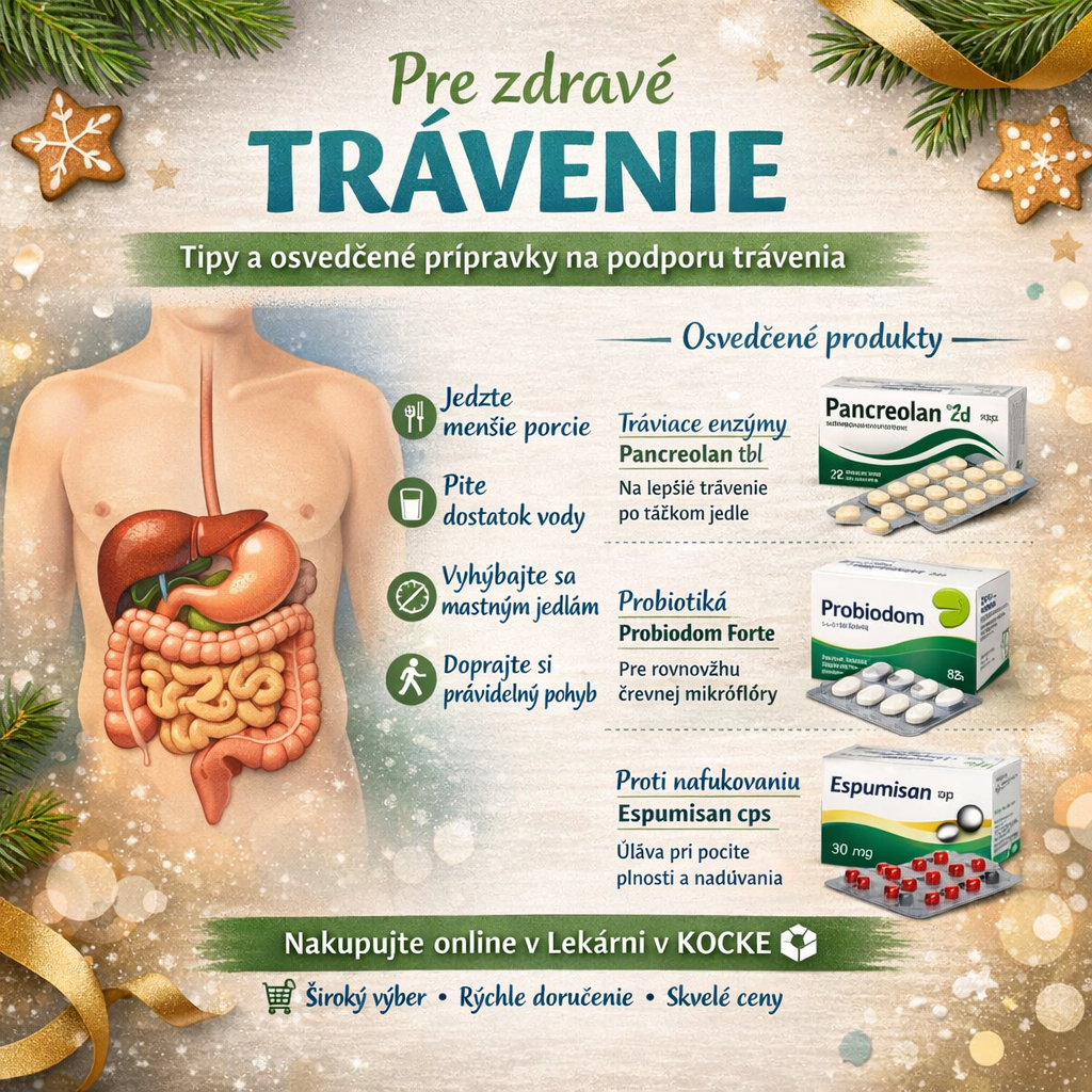 Trávenie  ako ho podporiť a predísť problémom po sviatkoch